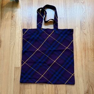 Burberry Plaid Tote